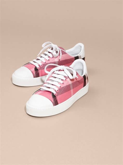 pink pale Burberry shoes